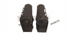 Fit For Royal Enfield Shotgun 650 Rusty Brown Leather Pannier Bags with Mounting - SPAREZO